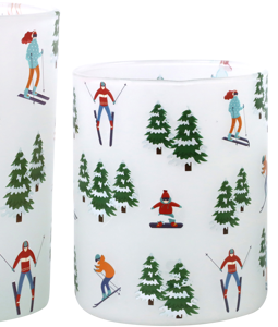 9879 CANDLELIGHTS SNOWY ESCAPADES S/3